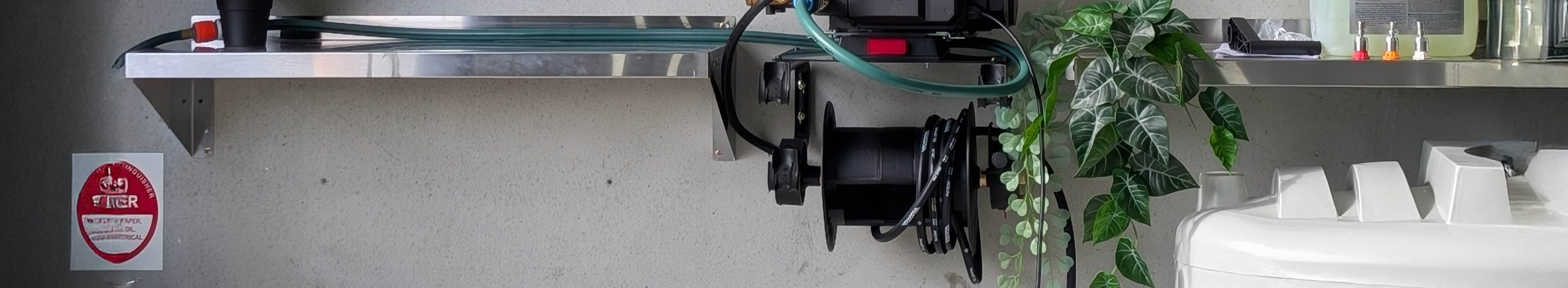 AR wall mount on a wall