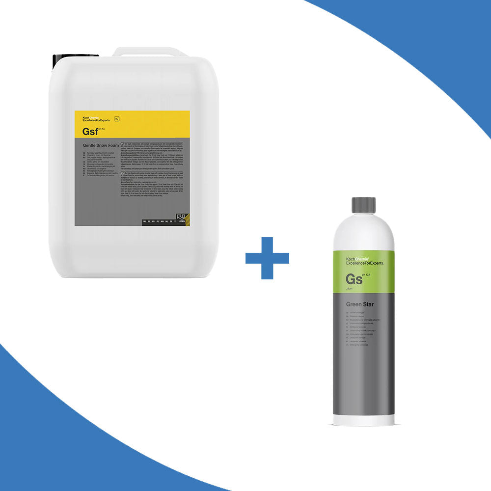 Koch Chemie Gentle Snow Foam 5L + Green Star 1L Buy One Get One Deal