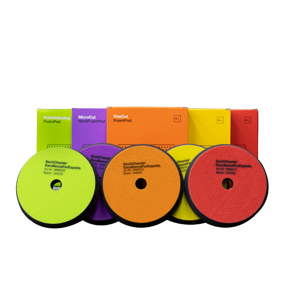 Koch Chemie Pad Stack – Hard, five foam polishing pads