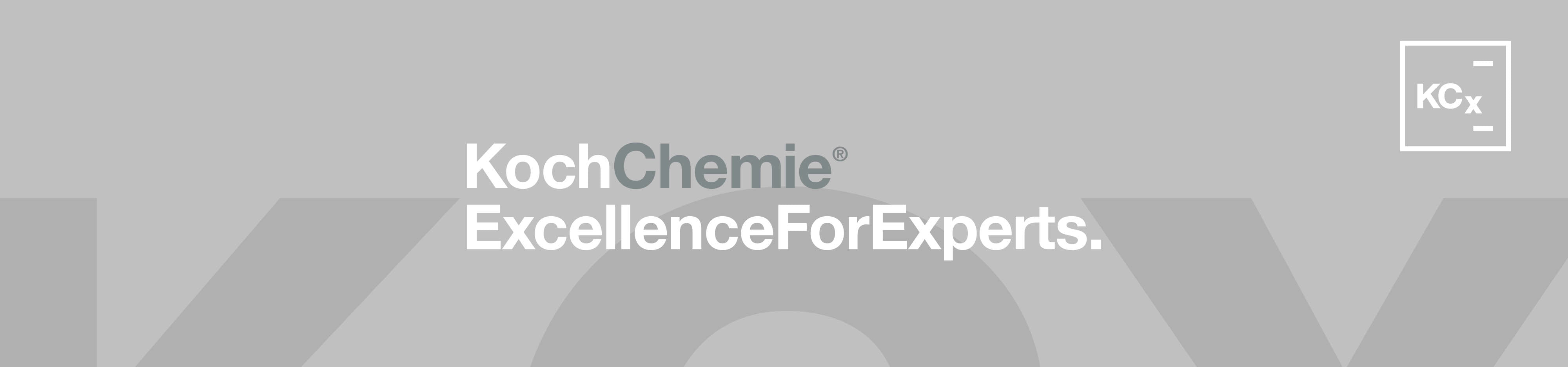 Koch Chemie Logo on grey background