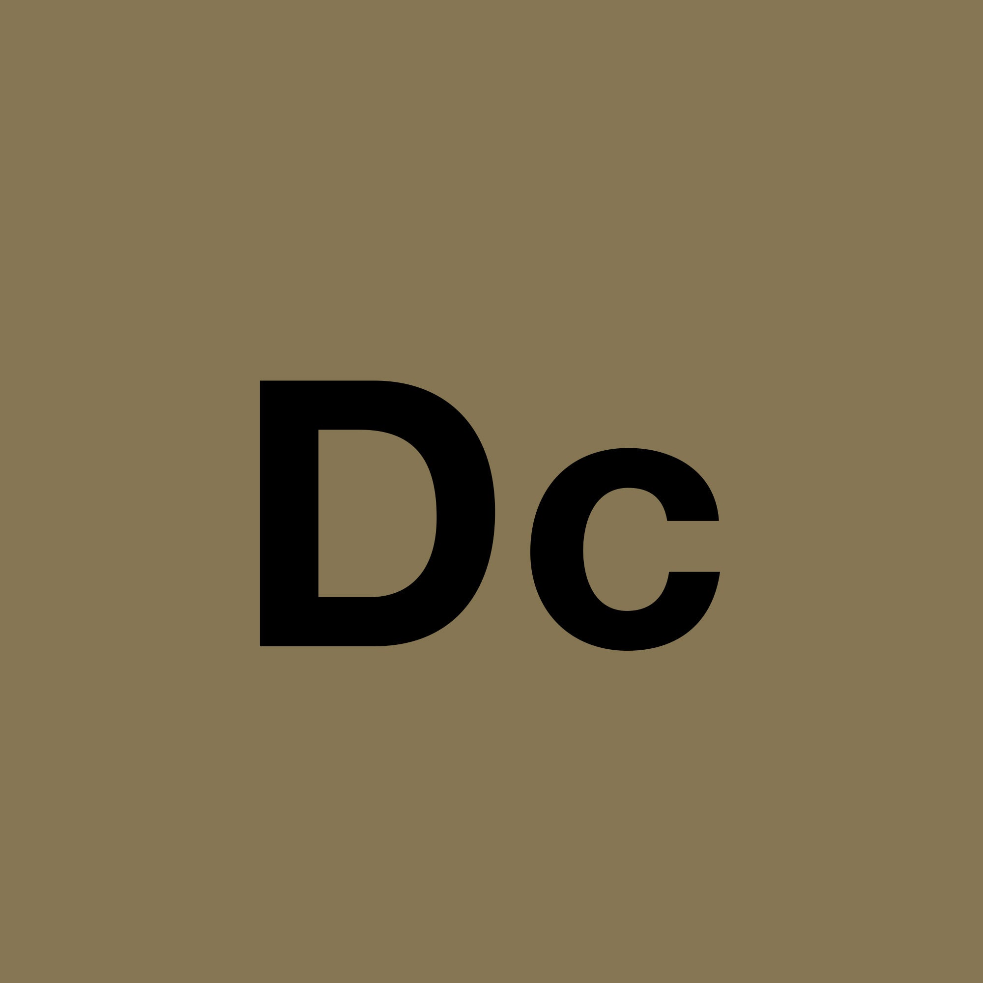 &#39;Dc&#39; meaning Driers &amp; Conservers colour coordinated to the &#39;brown&#39; colour scheme