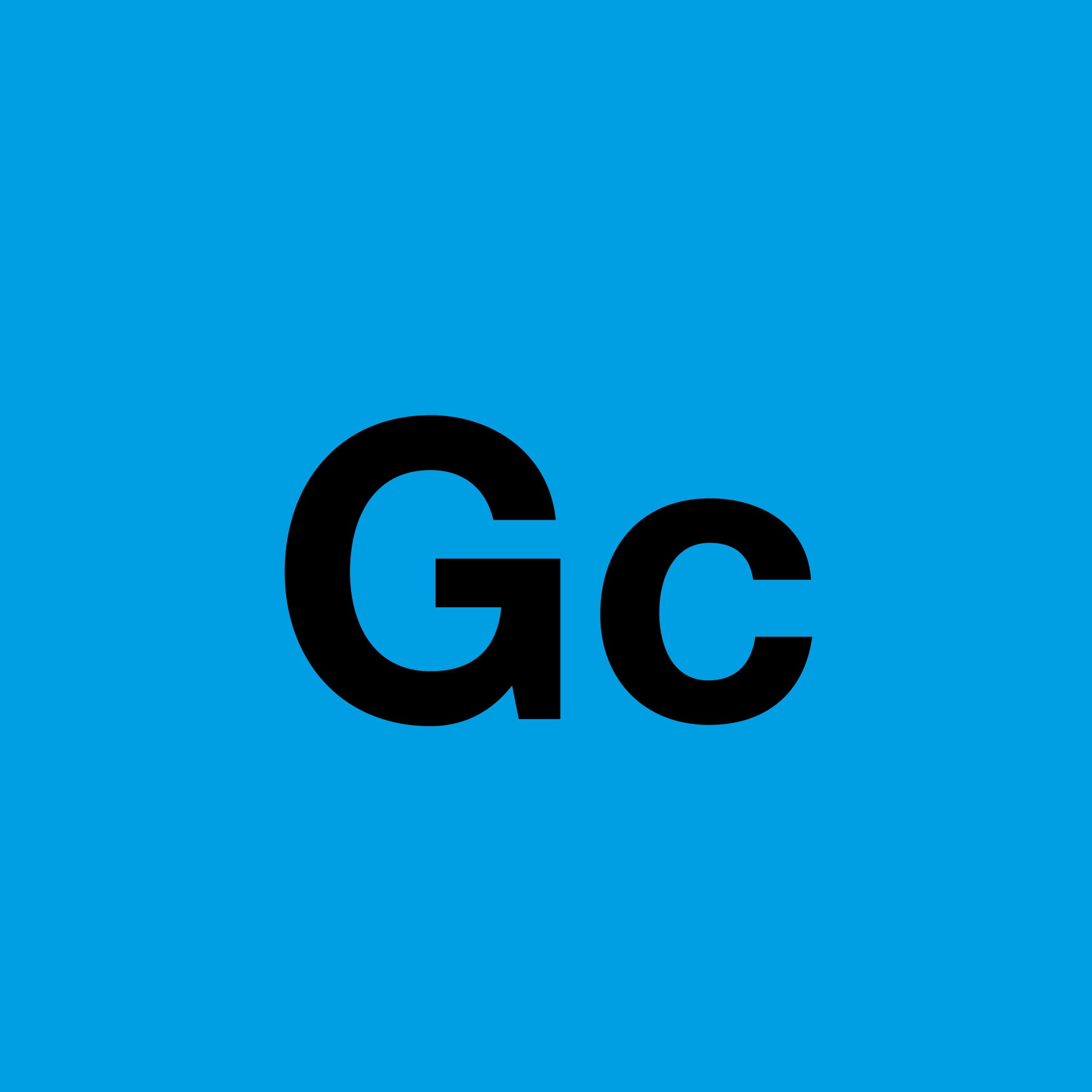 &#39;GC&#39; meaning Glass Cleaner &amp; Water processing colour coordinated to the &#39;blue&#39; colour scheme