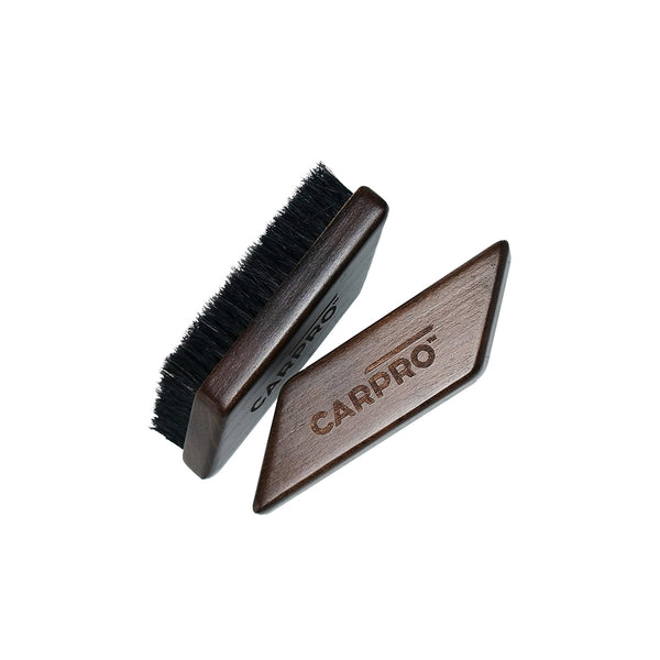 CARPRO Leather and Fabric Brush with natural boar hair bristles