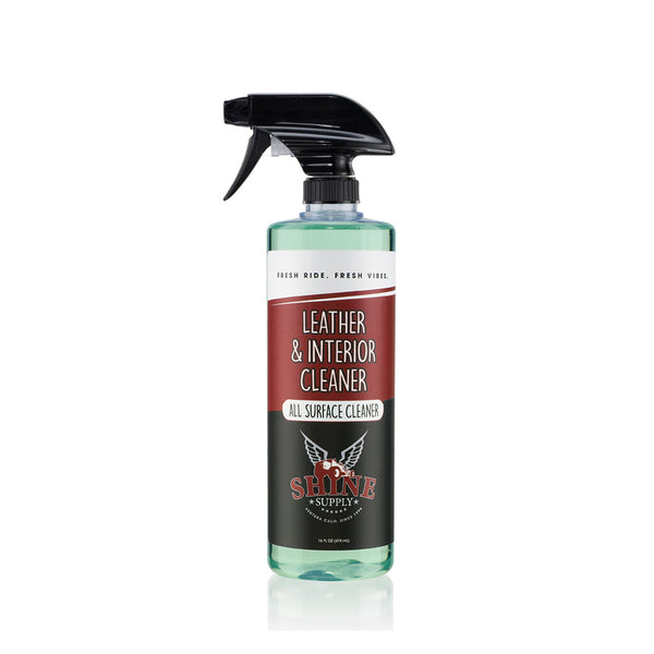 Shine Supply Leather & Interior Cleaner 473 mL bottle