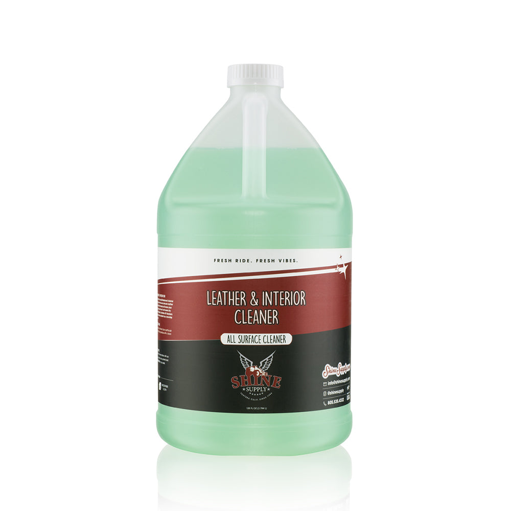 Shine Supply Leather & Interior Cleaner 3.78 L bottle