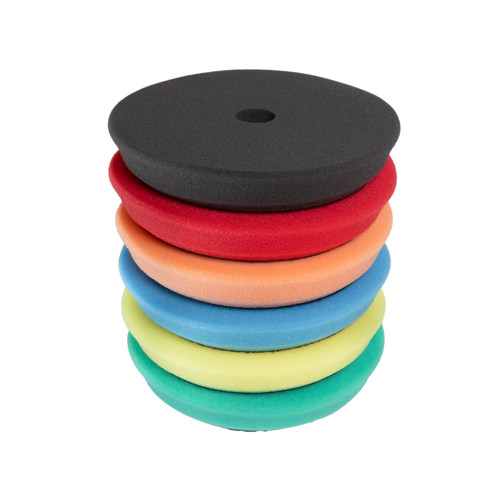 ShineMate Pad Stack of foam cutting, polishing and finishing pads