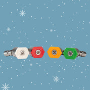 Aquatouch 1/4" Full Swivel Pressure Washer Nozzle Set