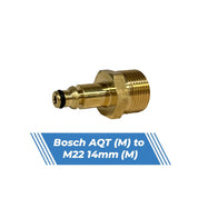 Aquatouch Pressure Washer Adaptors | Bosch AQT (M) to M22 14mm (M)