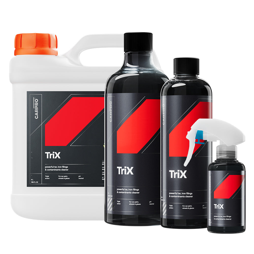 CARPRO TriX tar and iron remover bottle range