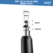 Waxit Short Gun Fitting Kit | Gerni, Stihl, Nilfisk