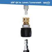 Waxit Short Gun Fitting Kit | Lavor / Lavorwash