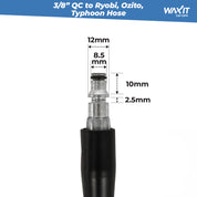 Waxit Short Gun Fitting Kit | Ryobi, Ozito, Typhoon