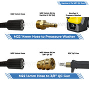 Waxit Pressure Washer Hose Fitting Kit | Karcher K Series