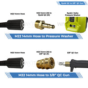 Waxit Pressure Washer Hose Fitting Kit | Ryobi / Ozito