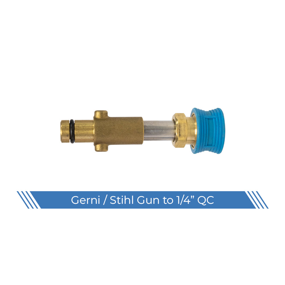 Gerni / Stihl to 1/4" quick connect adaptor