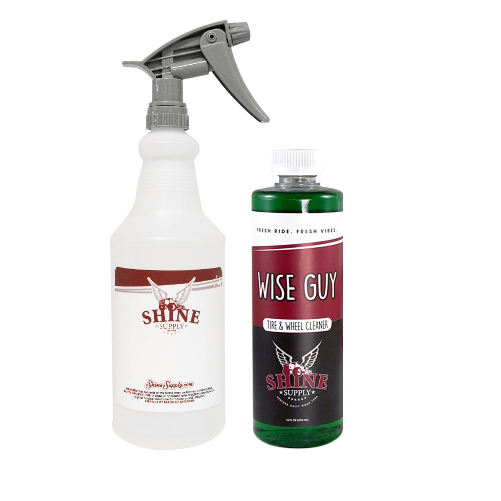 Shine Supply Wise Guy tyre cleaner 473 mL kit