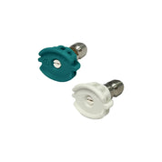 Tecomec Ceramic 1/4" QC Pressure Washer Nozzle Pair