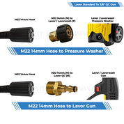 Waxit Pressure Washer Hose Fitting Kit | Lavor / Lavorwash