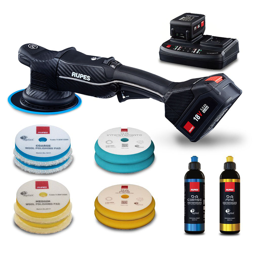 Kit Rupes Rupes HLR21 21mm Kit | Cordless Dual Action Car Polisher – Waxit Car Care