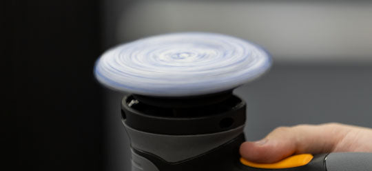 ShineMate EB213 quiet cordless mini rotary polisher spinning