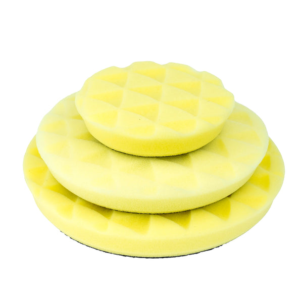 ShineMate Black Diamond yellow medium cutting pad
