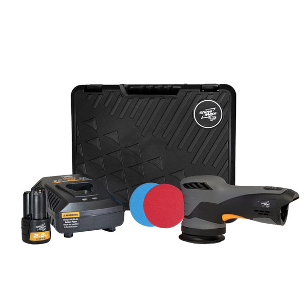 ShineMate EB212 | Mini Dual Action Cordless Car Polisher Kit