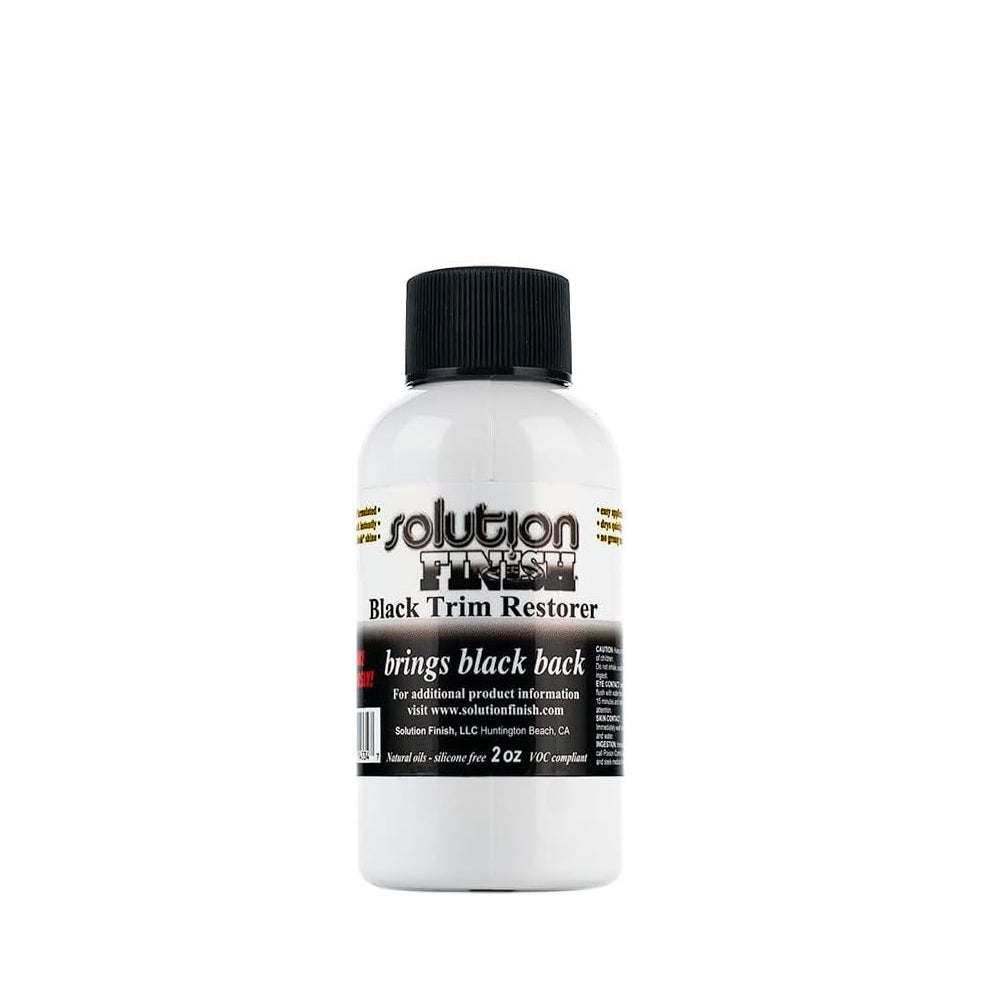 Solution Finish Black Trim Restorer small bottle