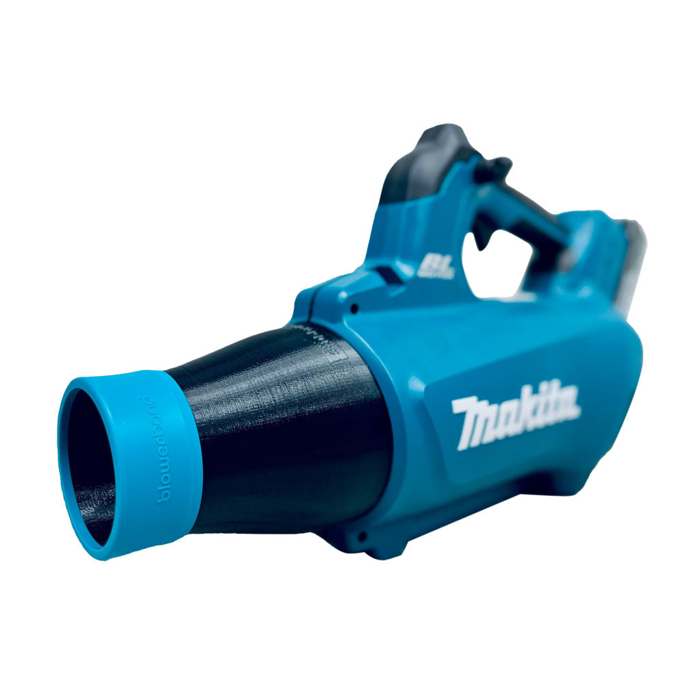 Blue Makita Leaf Blower with Stubby Nozzle and Blowerband attachment product image