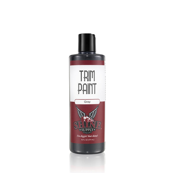 Shine Supply Trim Paint Grey 473 mL bottle