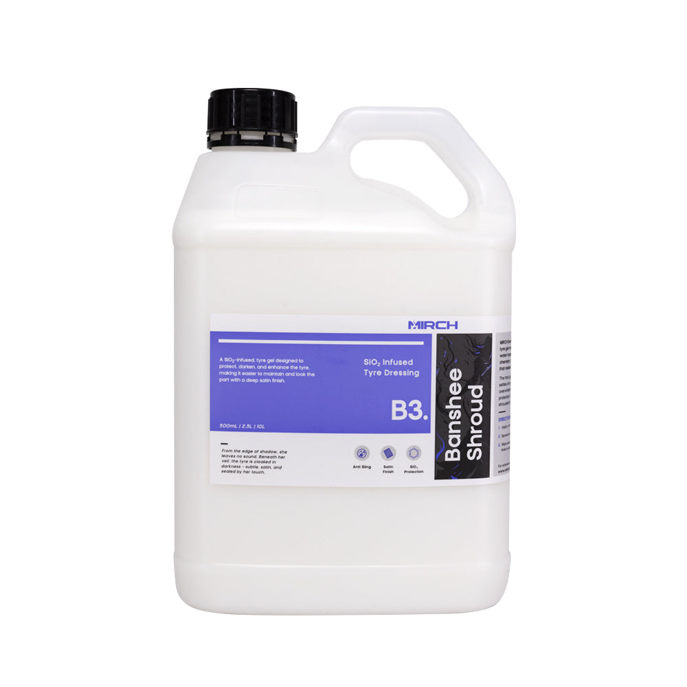 Sio2 Infused MIRCH Banshee Shroud | SiO2 Infused Tyre Dressing – Waxit Car Care
