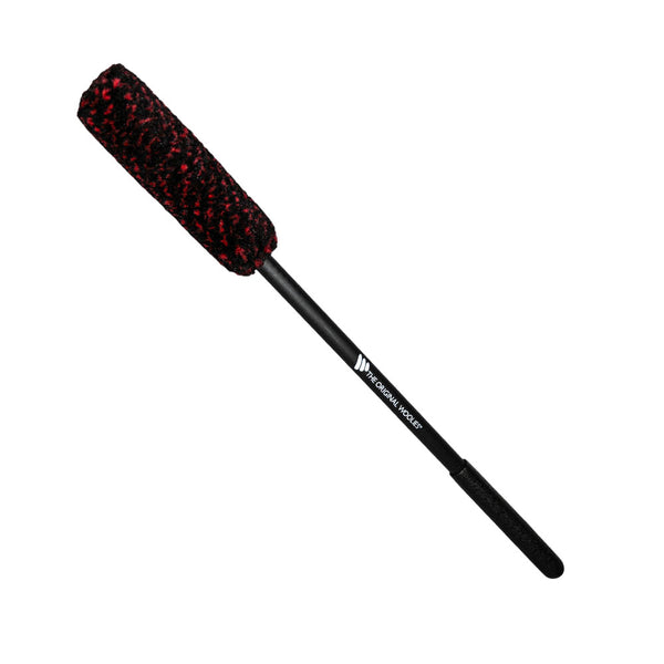 Wheel Woolies Plus Medium 1.75 x 3 inch wheel brush with rubber handle