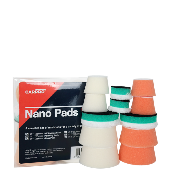 CARPRO Nano Pads 2 inch kit with cutting, polishing and finishing pads