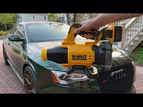 STUBBY® Car Drying Nozzle for DEWALT 20V Max XR drying a car video