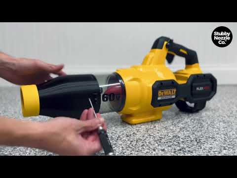 STUBBY Car Drying Nozzle for DEWALT 60V MAX drying a car video