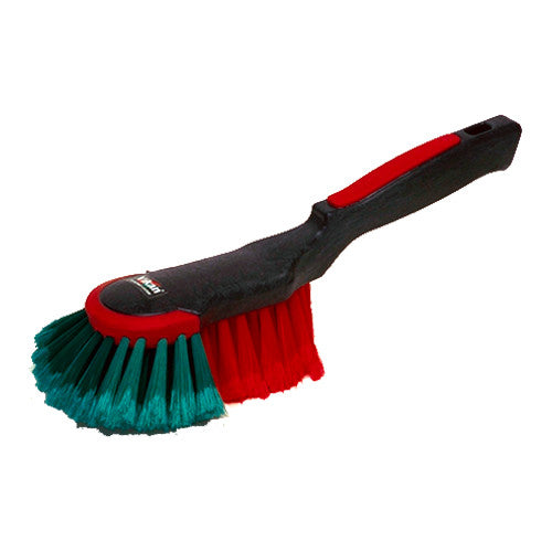 Vikan Premium Ergonomic Brush, 320 mm hand brush with soft split bristles and rubber grip