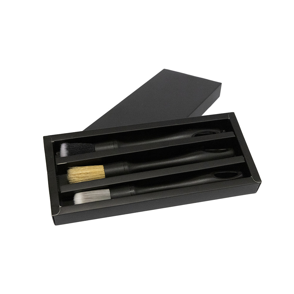 Economax Detailing Brush Set with three brushes