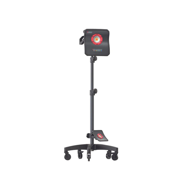 ScanGrip Wheel Stand with two work lights mounted (lights not included)