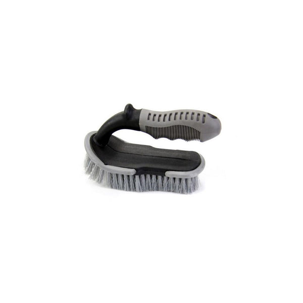 Economax Tyre Brush with ergonomic handle