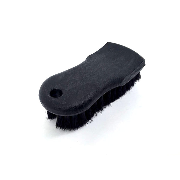 Wheel Woolies Plus Leather Upholstery Brush with black horse hair bristles