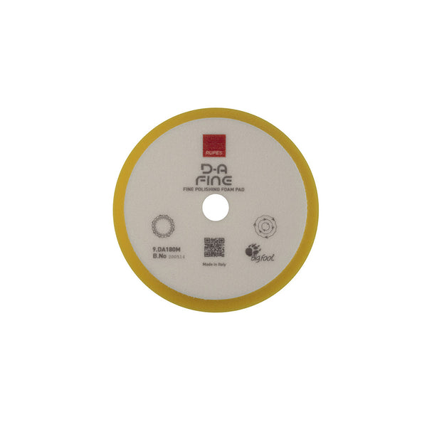 Rupes D-A Fine yellow foam finishing pad