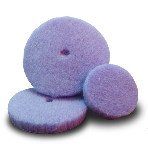 Lake Country Purple Foamed knitted wool cutting pad